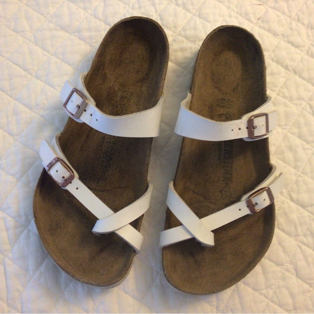 Birkenstock Mayari White Sandals size 40